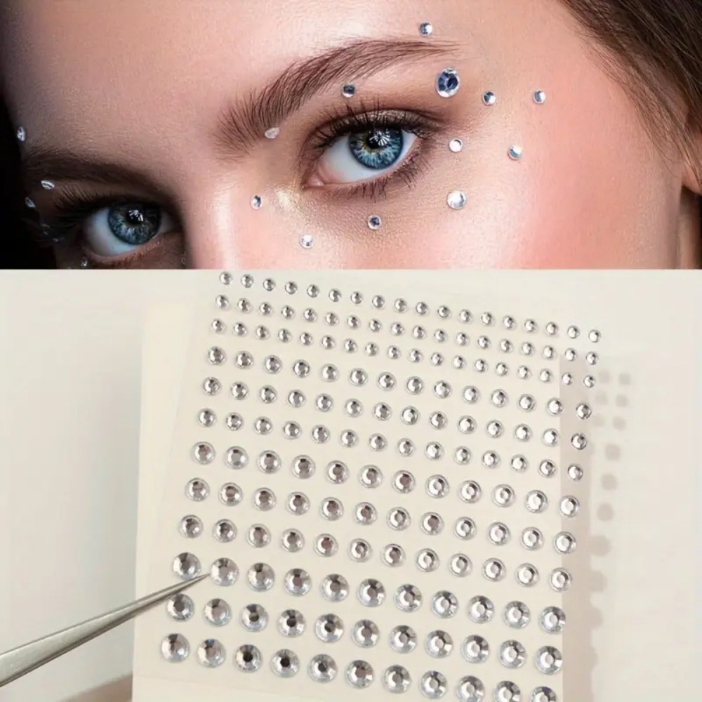 165pcs Self-Adhesive Rhineston - đánh giá và giá Body Jewelry Labret
