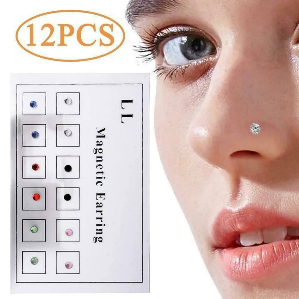 12PCS/Card Fake Cheater Non Pi - đánh giá và giá Body Jewelry Labret