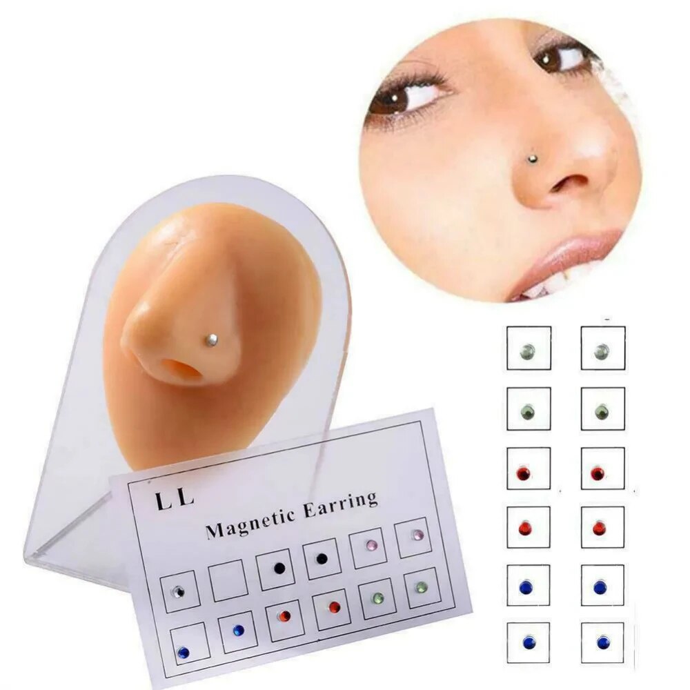 12PCS/Card Fake Cheater Non Pi - đánh giá và giá Body Jewelry Labret