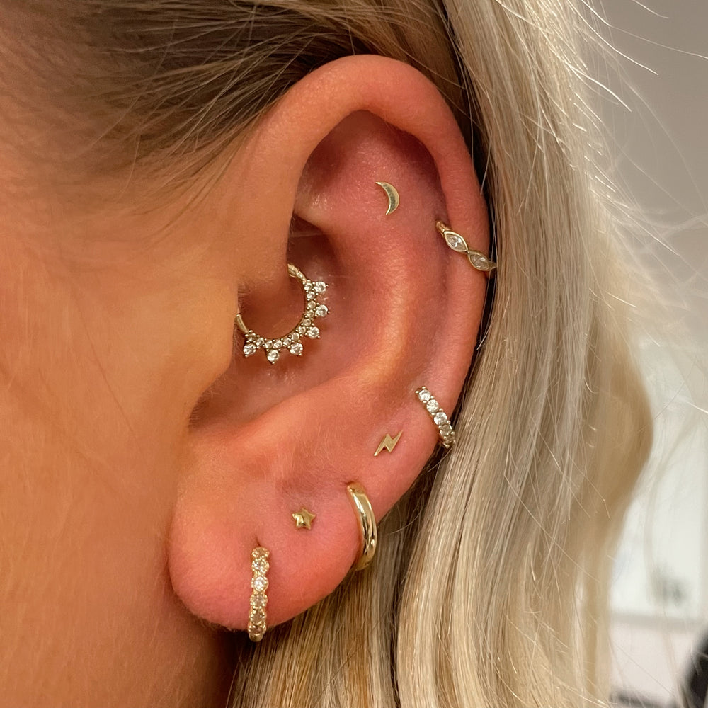 Trăng Sao Sụn Bông Tai Nữ Thời - đánh giá và giá Body Jewelry Labret