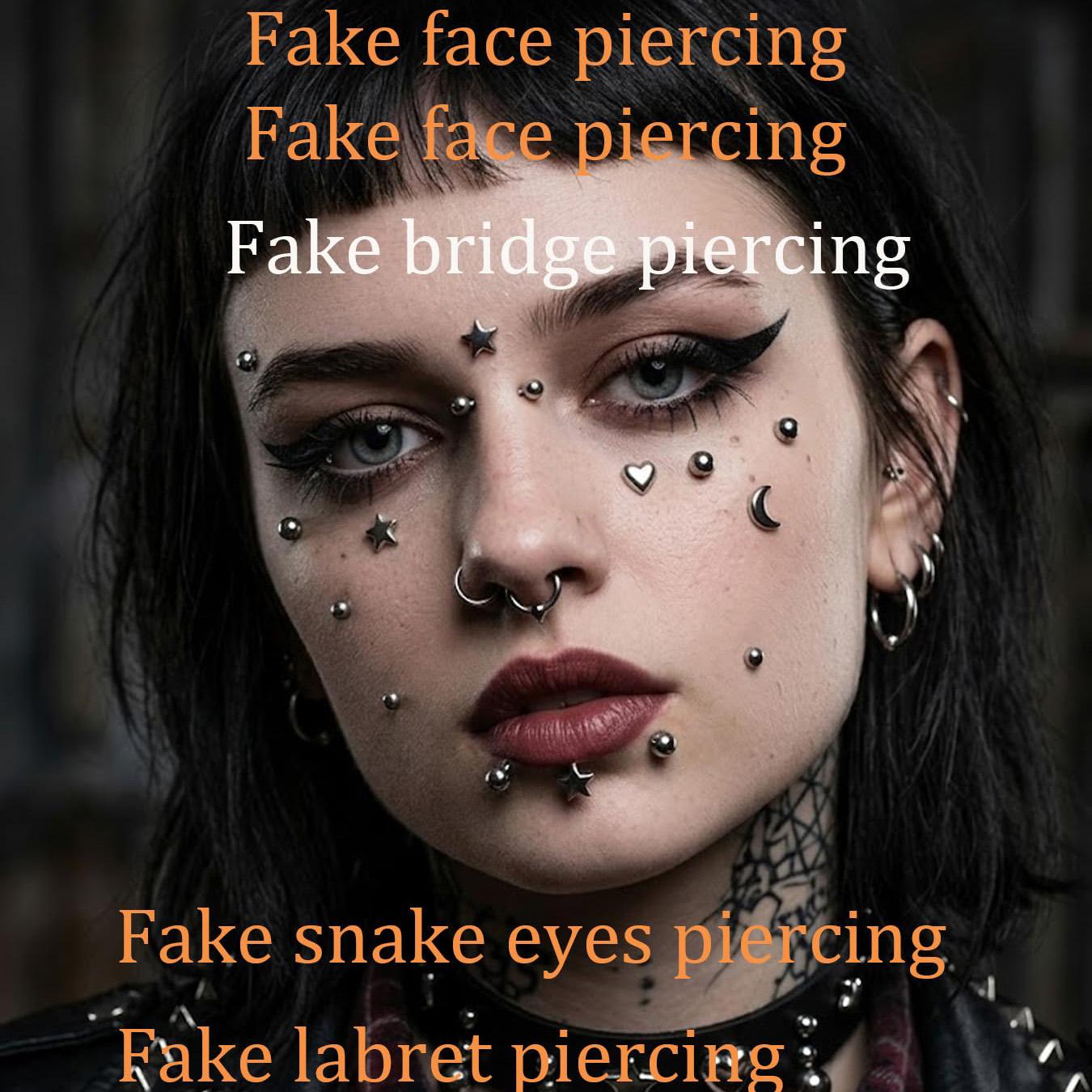 Fake Piercings Balls Stick on  - đánh giá và giá Body Jewelry Labret
