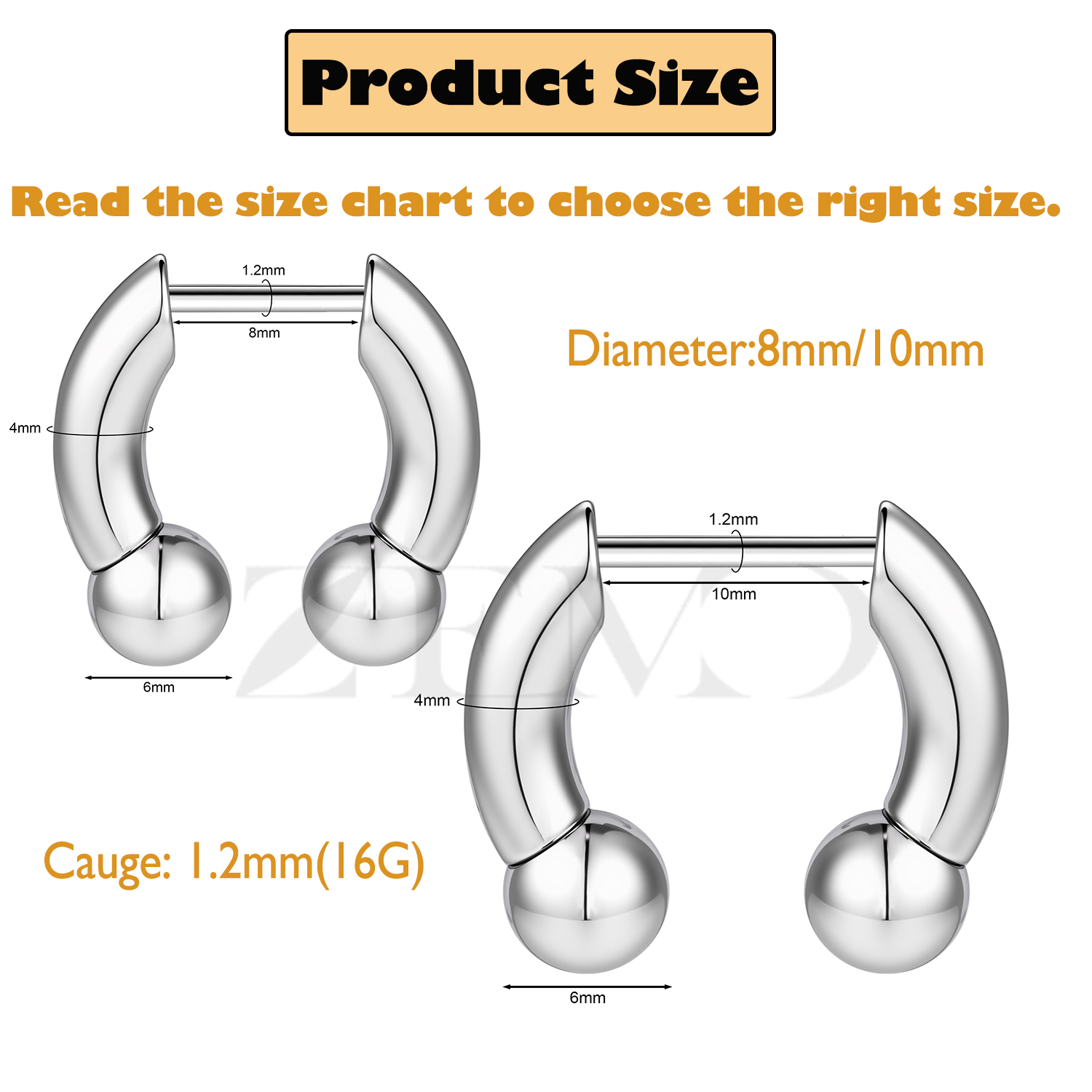 ZEMO 1 PC 16G Stainless Steel  - đánh giá và giá Body Jewelry Threadless