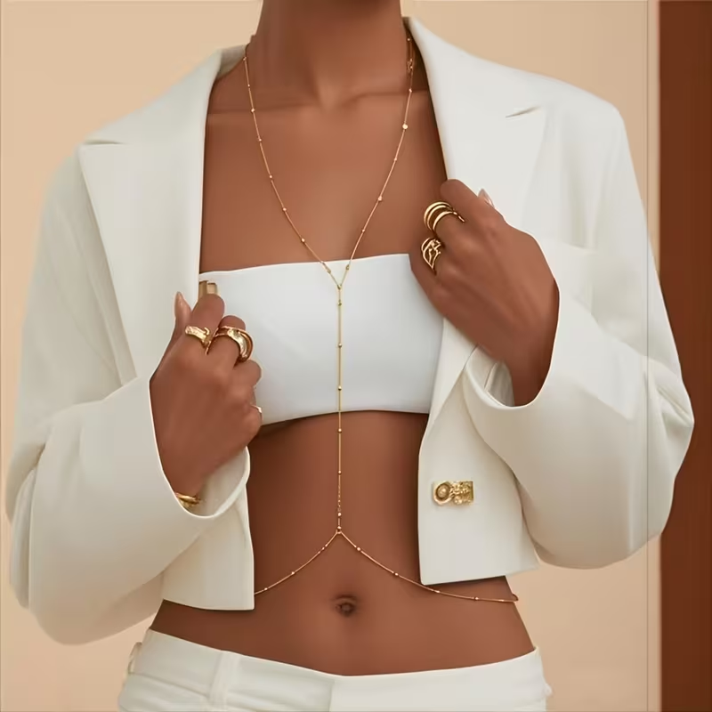 Fashion Simple Bead Chain Bohe - đánh giá và giá Body Jewelry By The Chain Gang