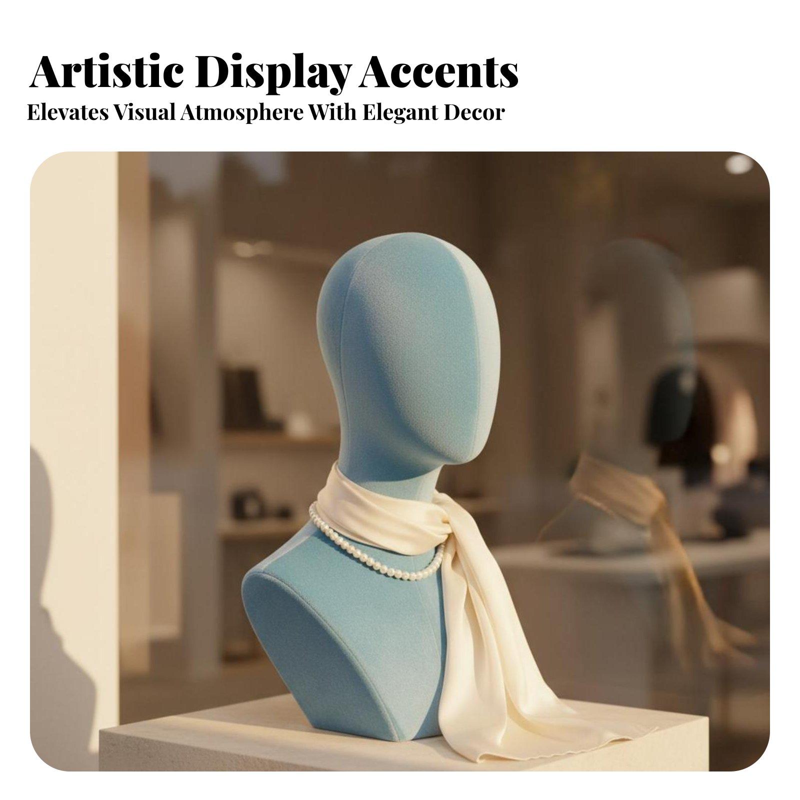 Luxurious Velvet Mannequin Hea - đánh giá và giá Body Jewelry Shop