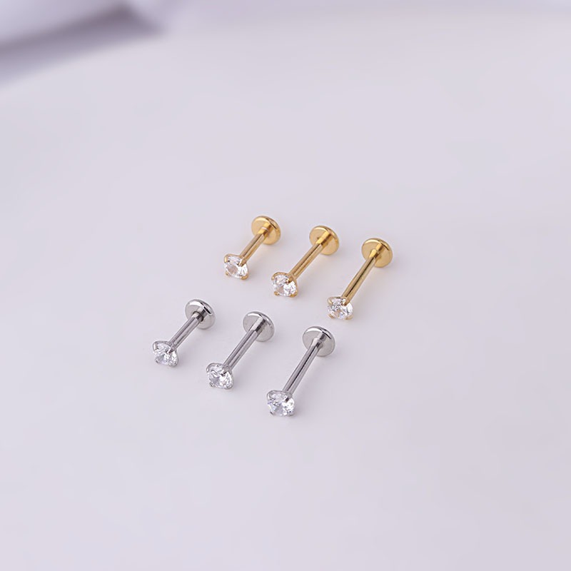 2pcs Stainless Steel Piercing  - đánh giá và giá Body Jewelry Labret