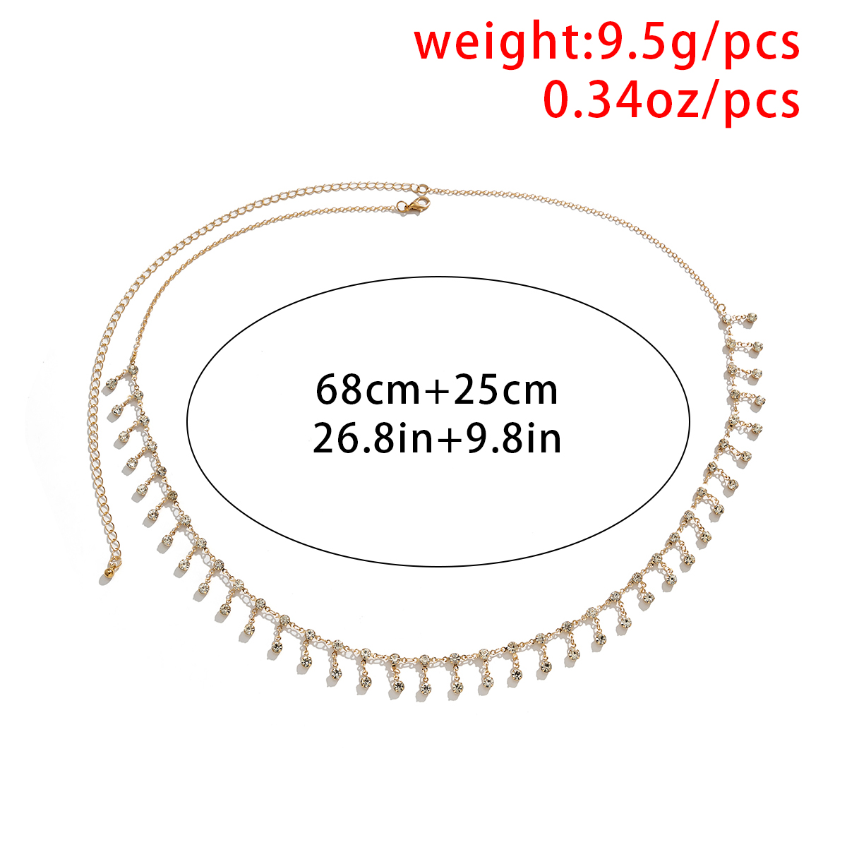 Gợi Cảm Tua Rua Dây Màu Zircon - đánh giá và giá Body Jewelry By The Chain Gang