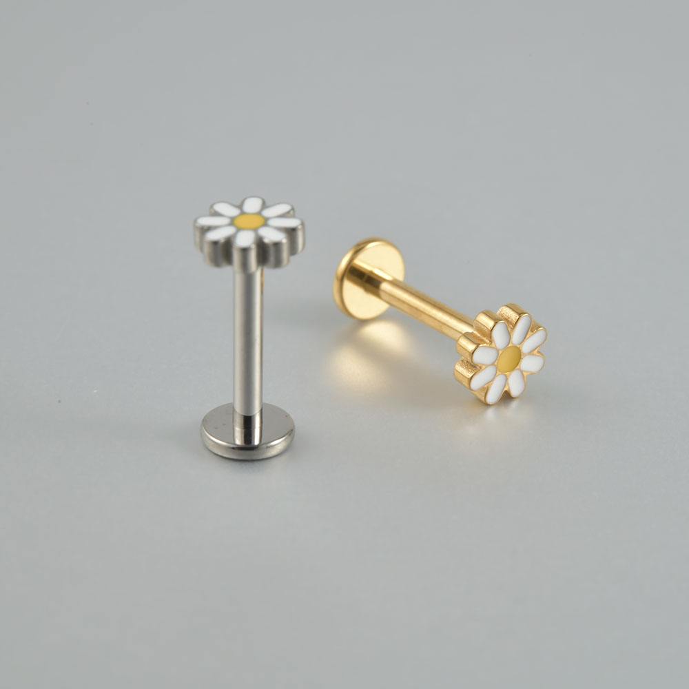 1PC G23 Titanium Threadless Pu - đánh giá và giá Body Jewelry Threadless
