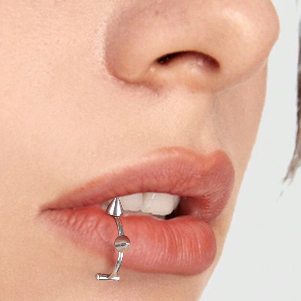 10pcs Punk Nose Ring One Nail  - đánh giá và giá Body Jewelry Labret