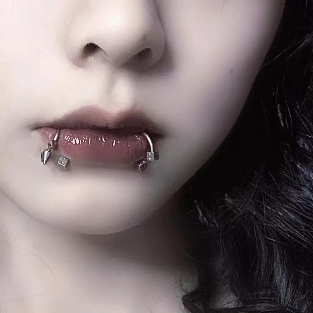 10pcs Punk Nose Ring One Nail  - đánh giá và giá Body Jewelry Labret