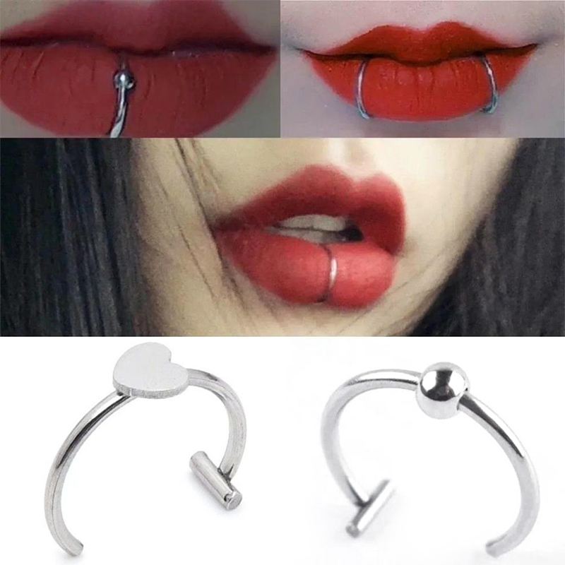 1Pc Stainless Steel Fake Nose  - đánh giá và giá Body Jewelry Labret