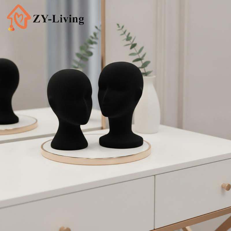 Black Velvet Mannequin Head 52 - đánh giá và giá Body Jewelry Shop