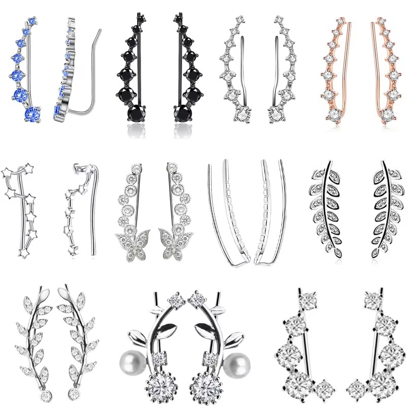 2 Chiếc Cao Cấp 7 Tinh Thể Tai - đánh giá và giá Body Piercing Quality Jewelry