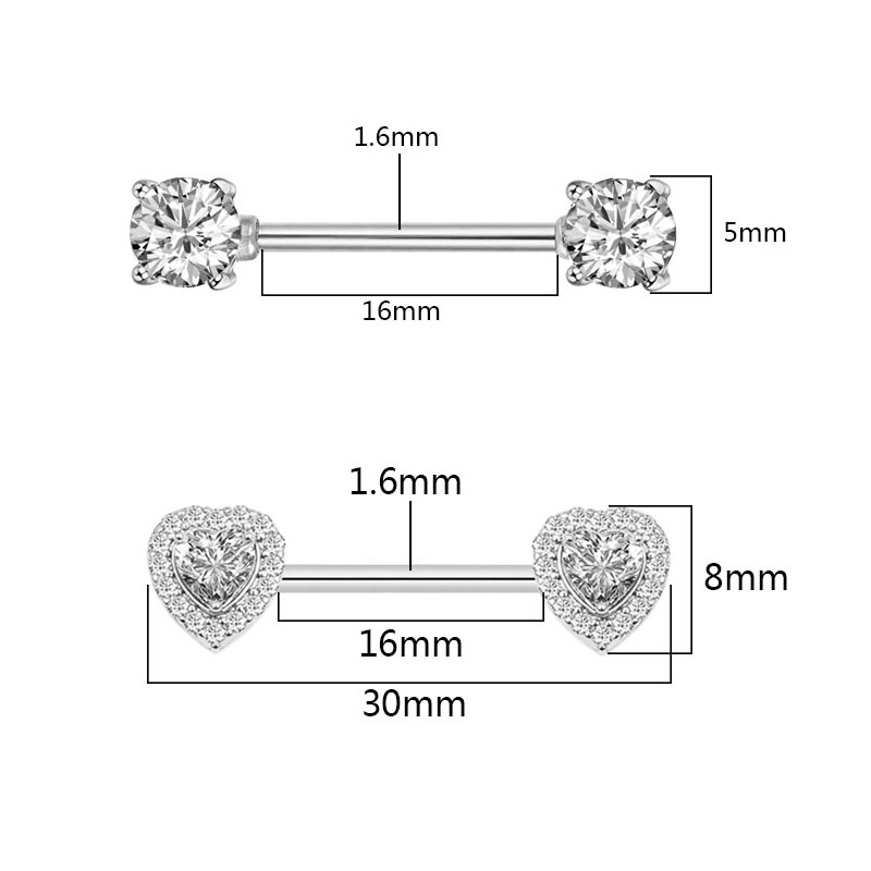 2 Chiếc Thời Trang Cao Cấp Đín - đánh giá và giá Body Piercing Quality Jewelry